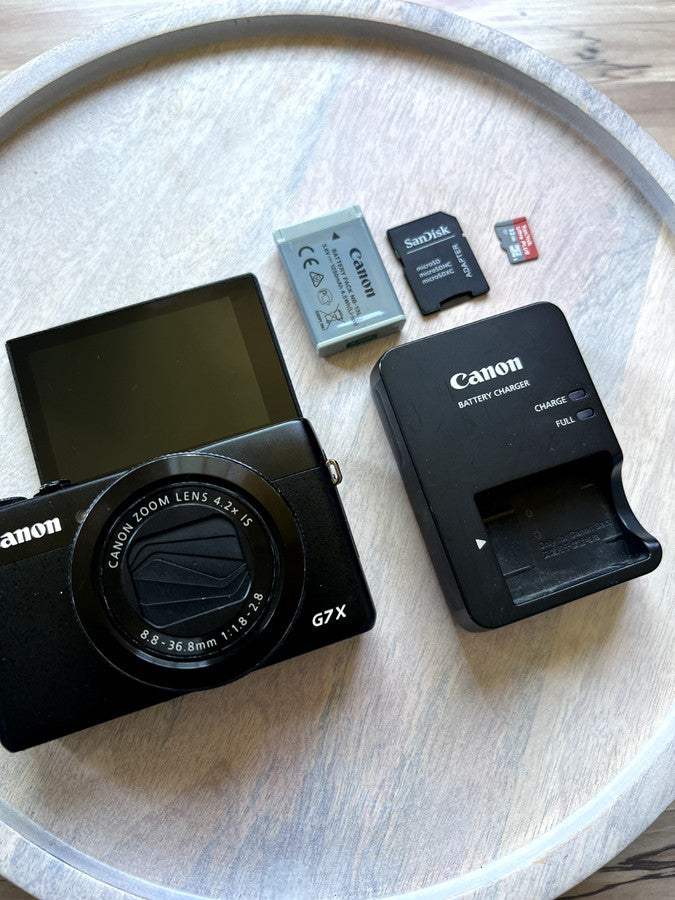 Canon PowerShot G7 X Mark I Black 4.2x Optical Zoom 20.2 MP Digital Camera